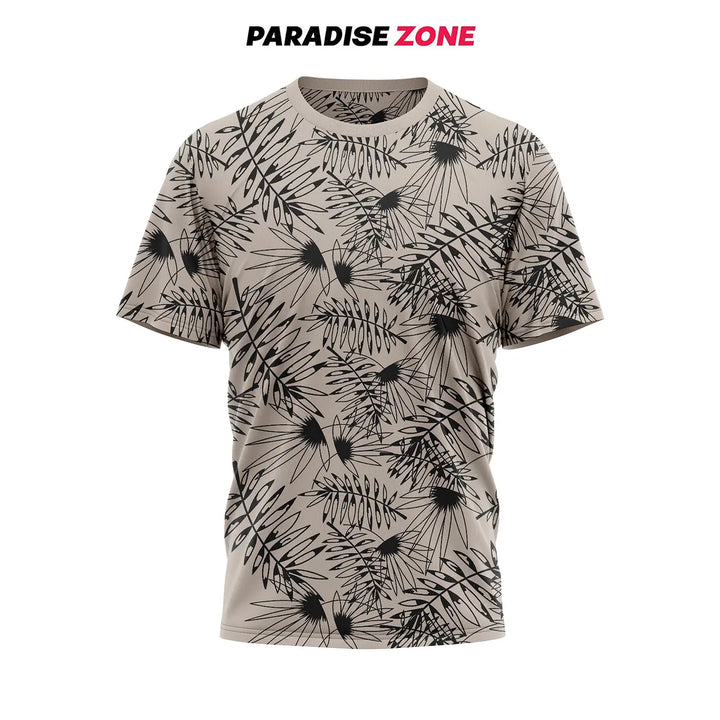 Leaf Allover Printed T-Shirts ParadiseZone