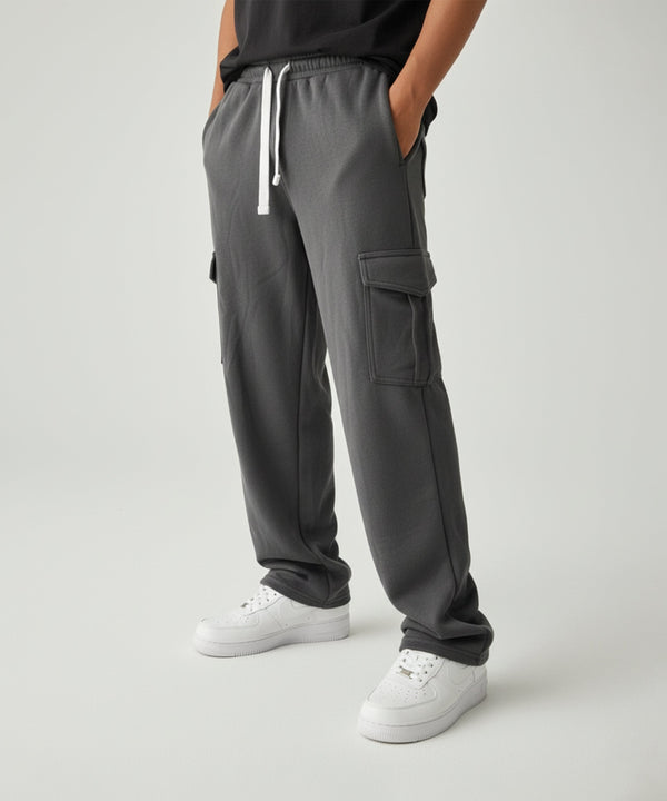 Dark Grey Cargo Baggy Trouser ParadiseZone