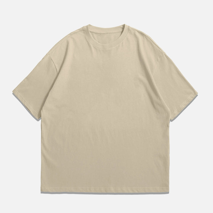 Khaki-Oversized T-Shirt ParadiseZone