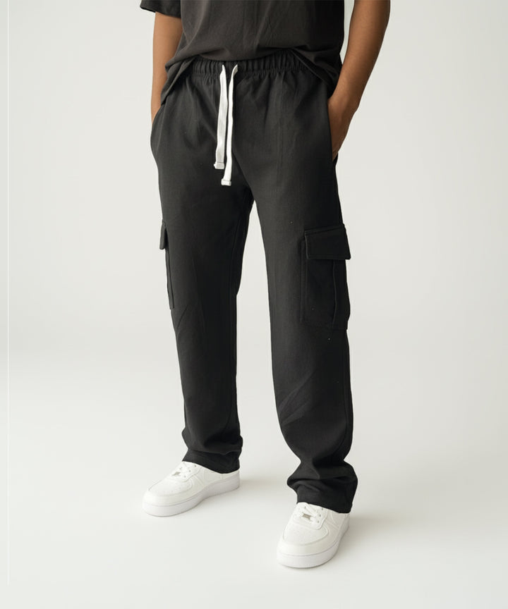 Black Cargo Baggy Trouser ParadiseZone