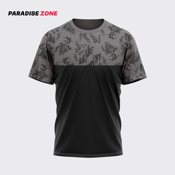 Leaf Contrast Panel T-Shirt ParadiseZone