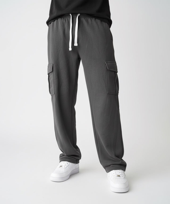 Dark Grey Cargo Baggy Trouser ParadiseZone
