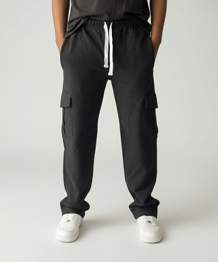 Black Cargo Baggy Trouser ParadiseZone