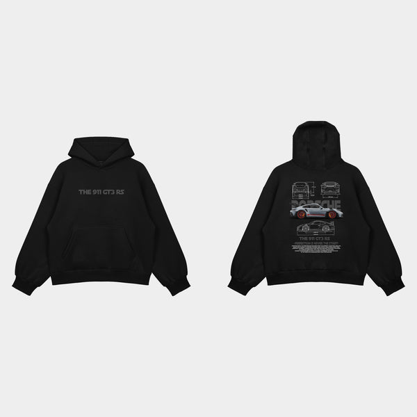 Porsche 911 GT3 RS Oversized Hoodie ParadiseZone