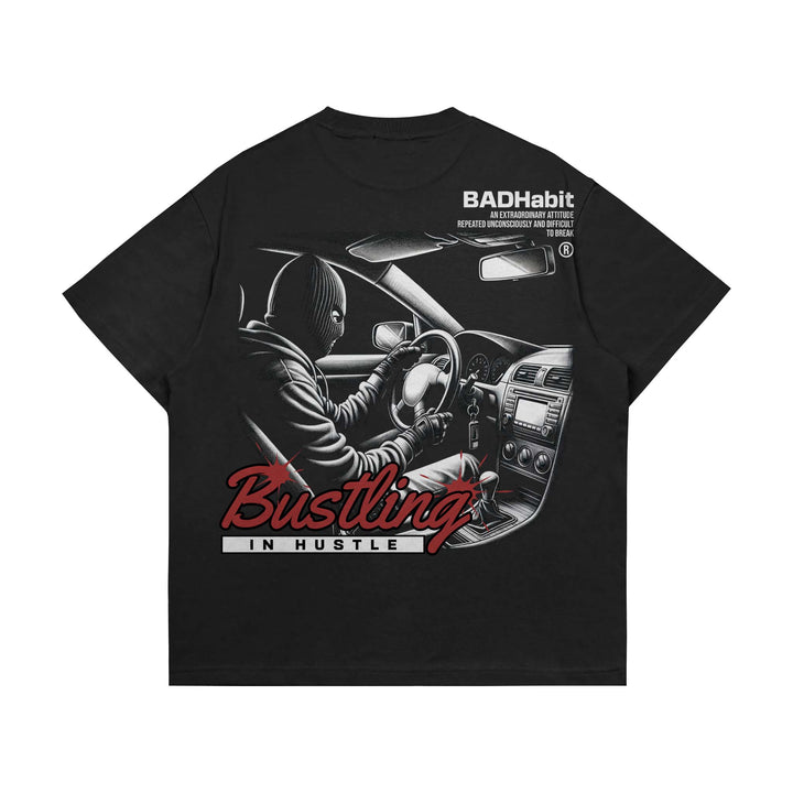 Bustling In Hustle Oversized T-shirt ParadiseZone