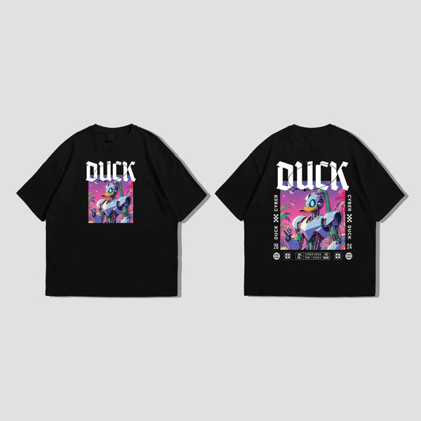 Cyber Duck - Oversized Tshirt ParadiseZone