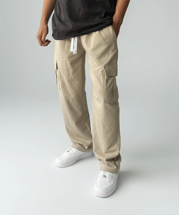Beige Cargo Baggy Trouser ParadiseZone