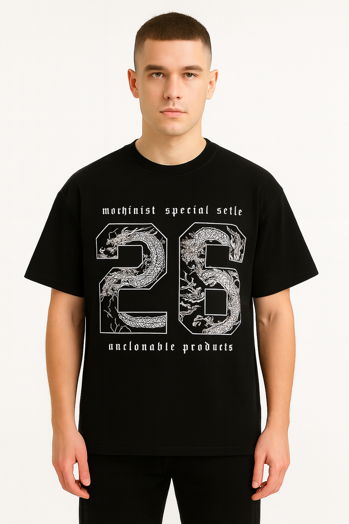 26 Dragon - Oversized Tshirt ParadiseZone