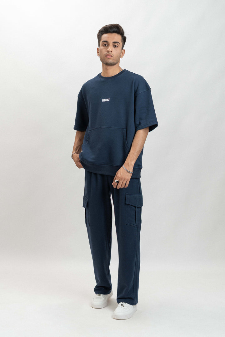 Navy Cargo Cord Set – French Terry 280 GSM ParadiseZone