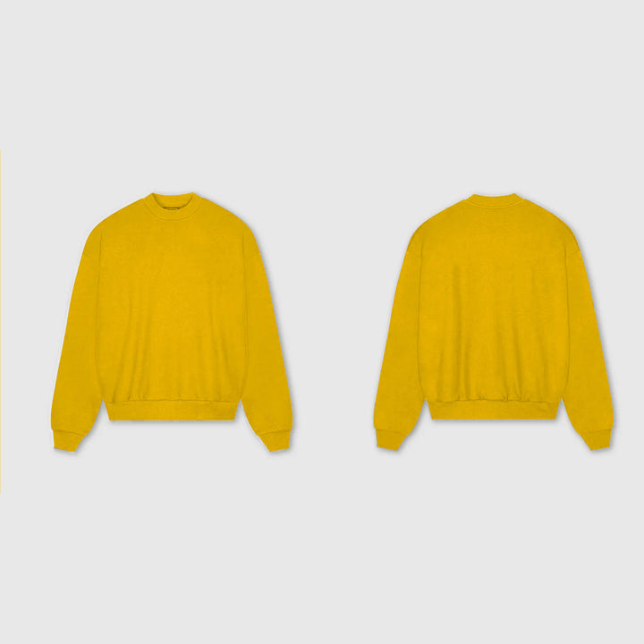 Yellow Oversized Sweatshirt ParadiseZone