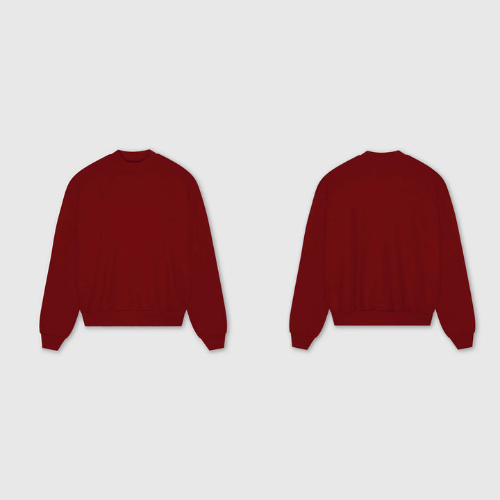 Maroon Oversized Sweatshirt ParadiseZone