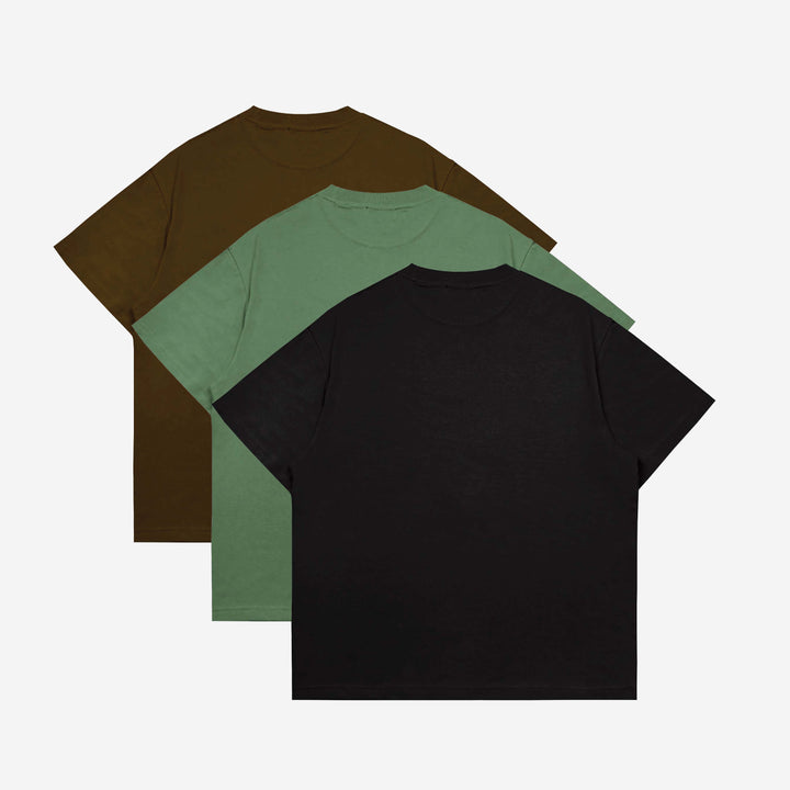 Pack Of 3 Oversized T-shirt ParadiseZone