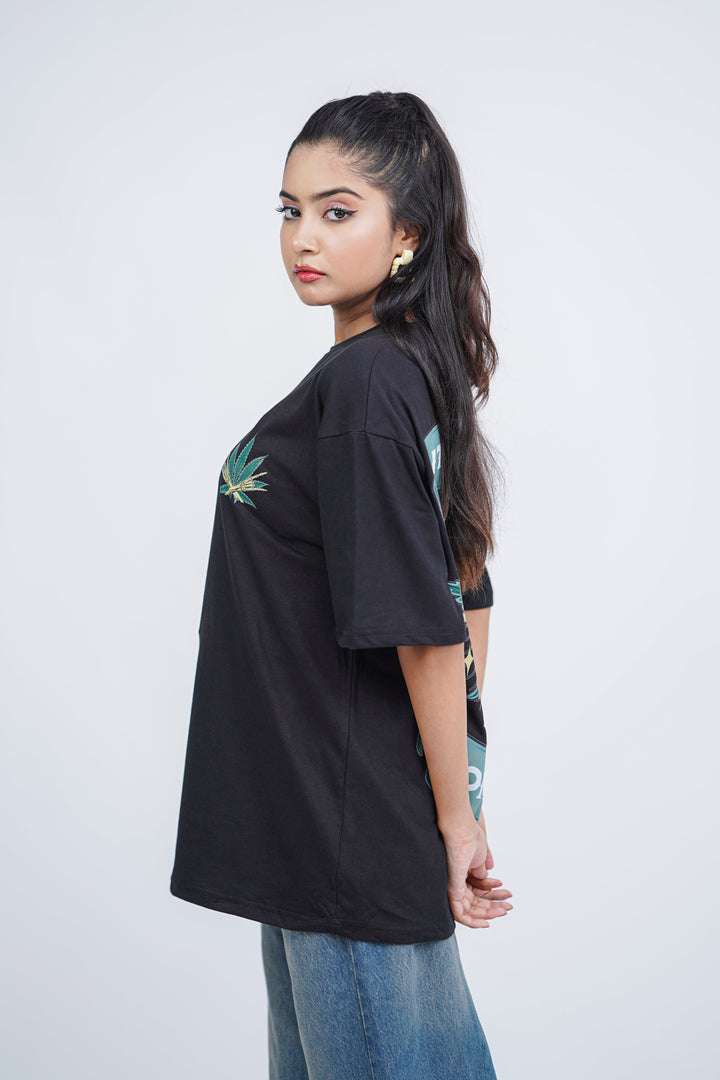 Somewhere Weed Oversized T-shirt ParadiseZone