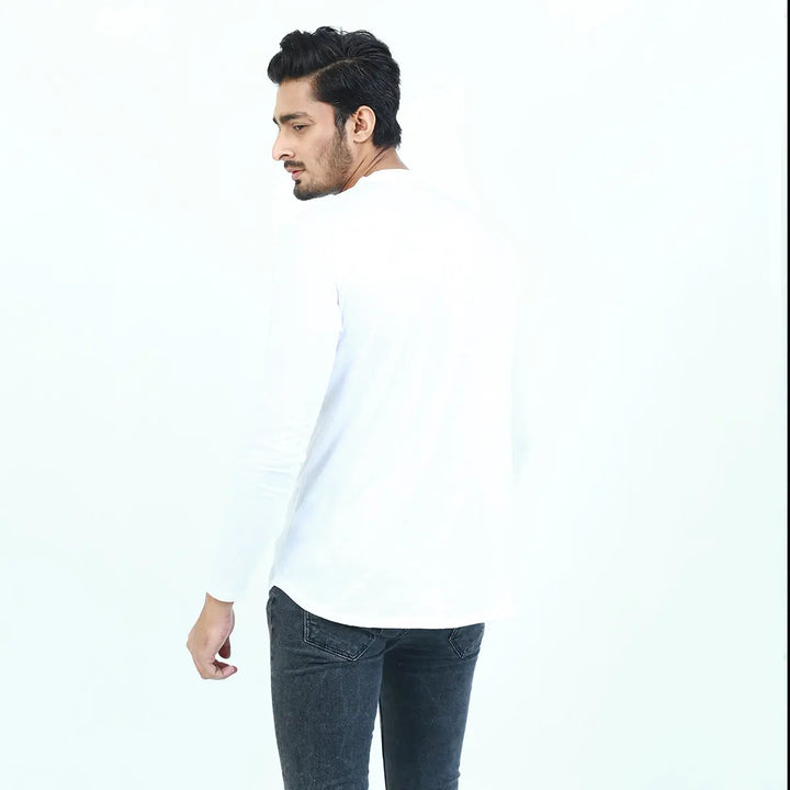 White Kurti Tshirt ParadiseZone