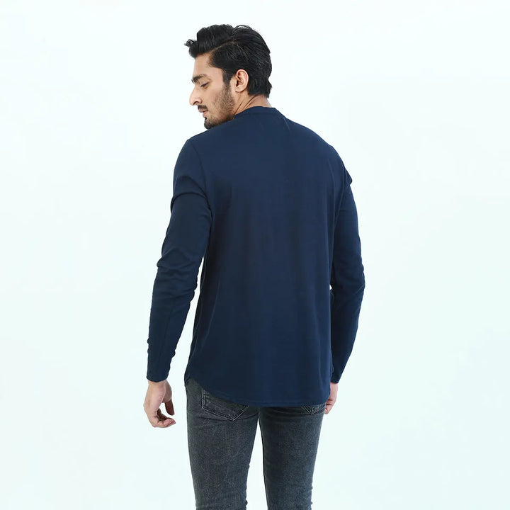 Navy Blue Kurti Tshirt ParadiseZone