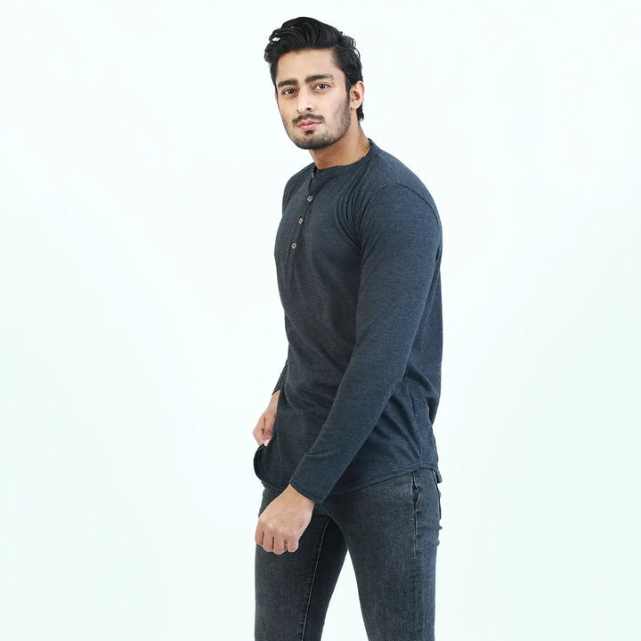 Charcoal Grey Kurti Tshirt ParadiseZone