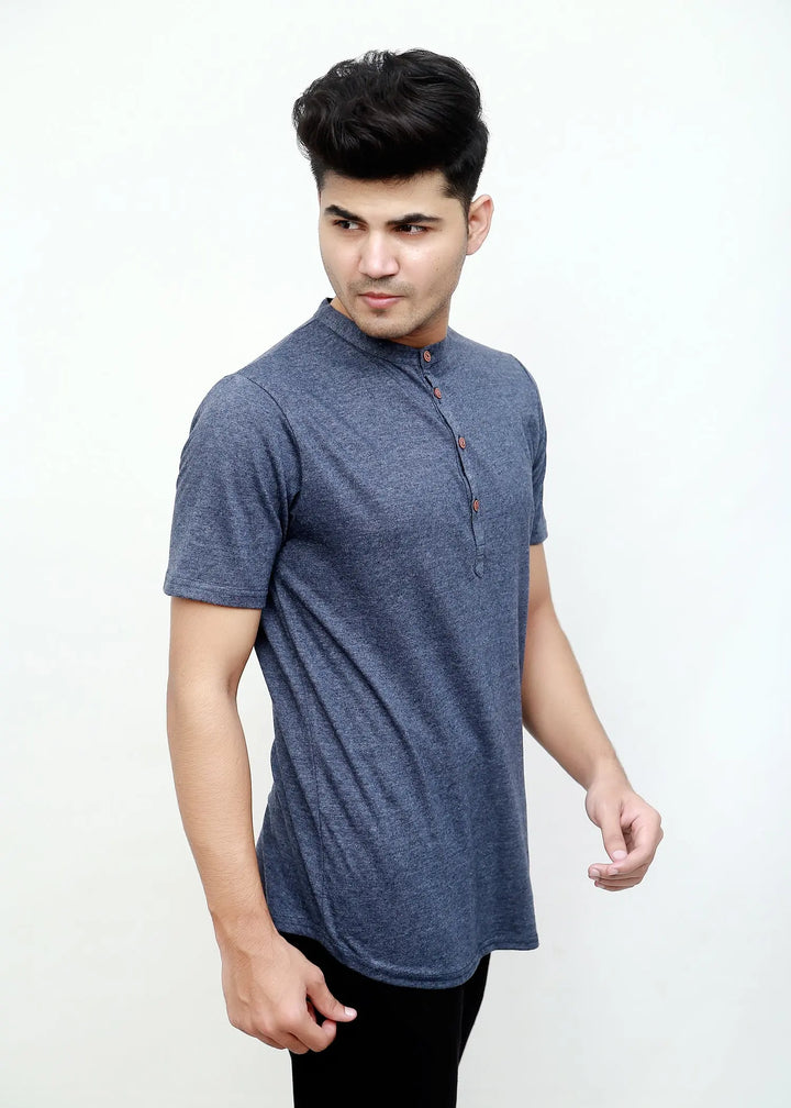 Navy Blue Kurti T-shirt ParadiseZone