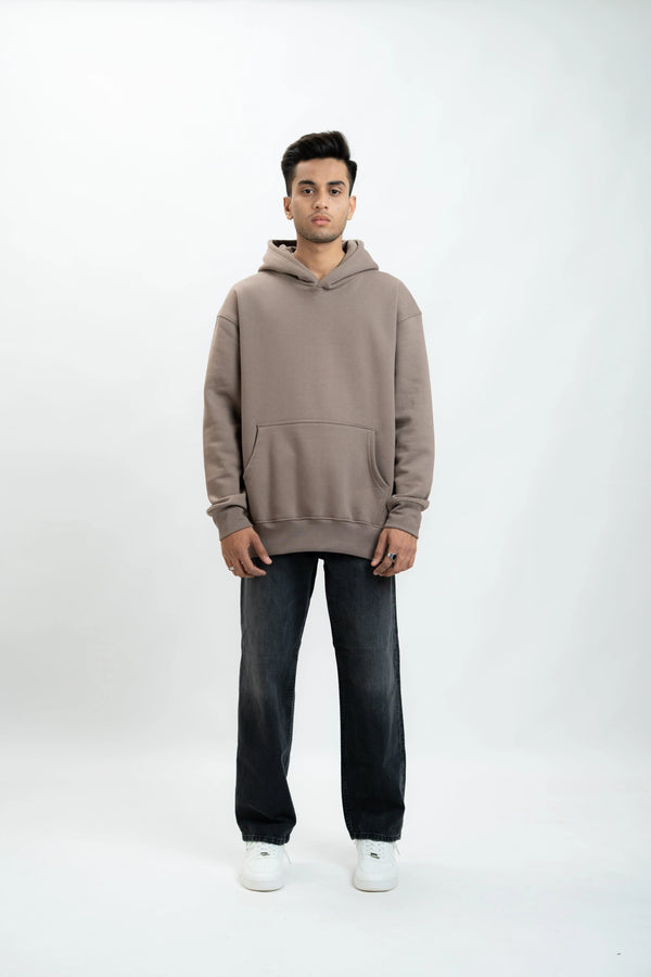 Khaki Oversized Hoodie ParadiseZone