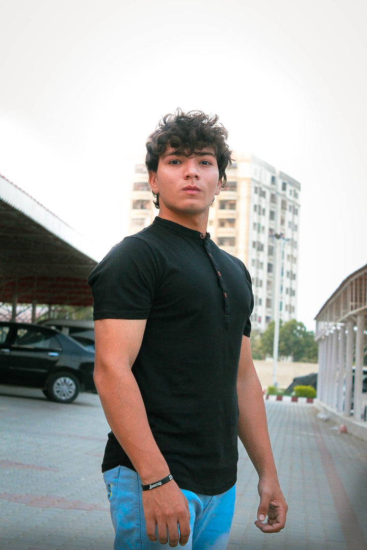 Black Kurti T-shirt ParadiseZone