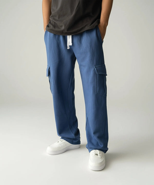 Navy Blue Cargo Baggy Trouser ParadiseZone