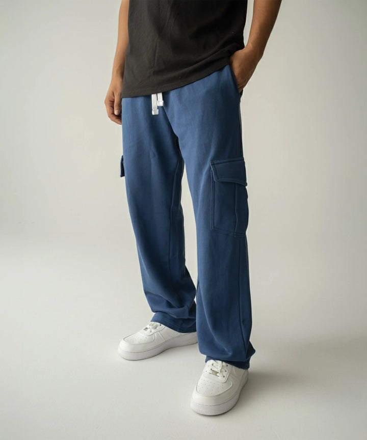 Navy Blue Cargo Baggy Trouser ParadiseZone