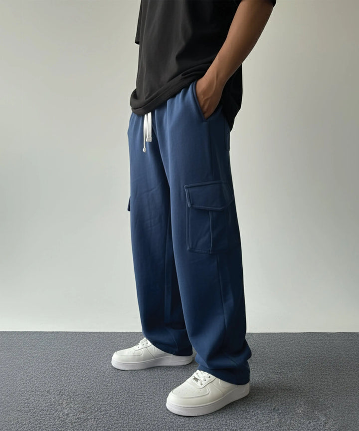 Navy Blue Cargo Baggy Trouser ParadiseZone