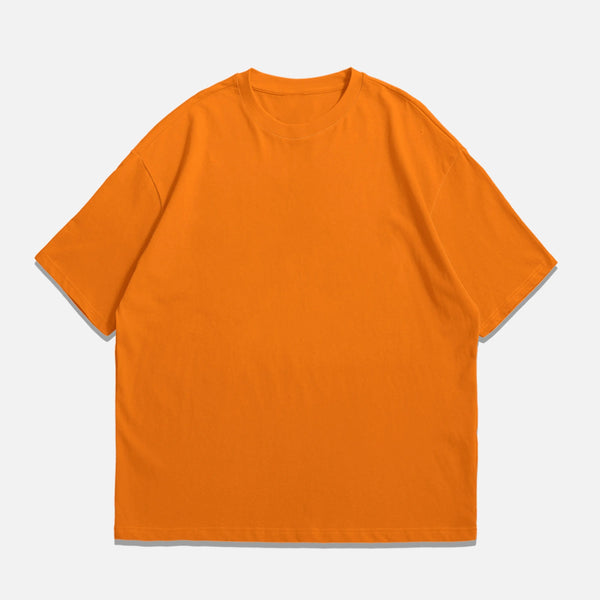 Orange-Oversized T-Shirt ParadiseZone