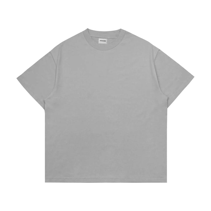 Oversized Plain T-shirt - HYDER GREY ParadiseZone