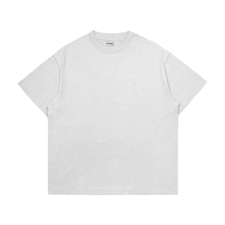 Oversized Plain T-shirt - WHITE ParadiseZone