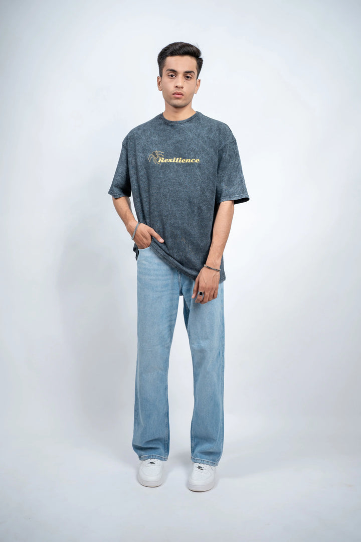 Resilience Oversized Washed Graphic Tee - ParadiseZone