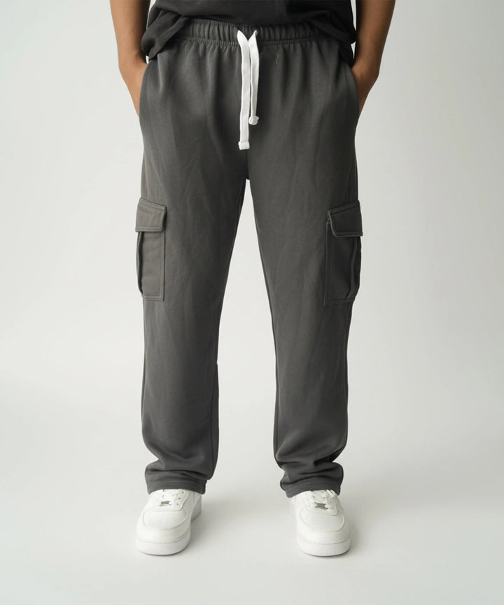 Steel Grey Cargo Baggy Trouser ParadiseZone