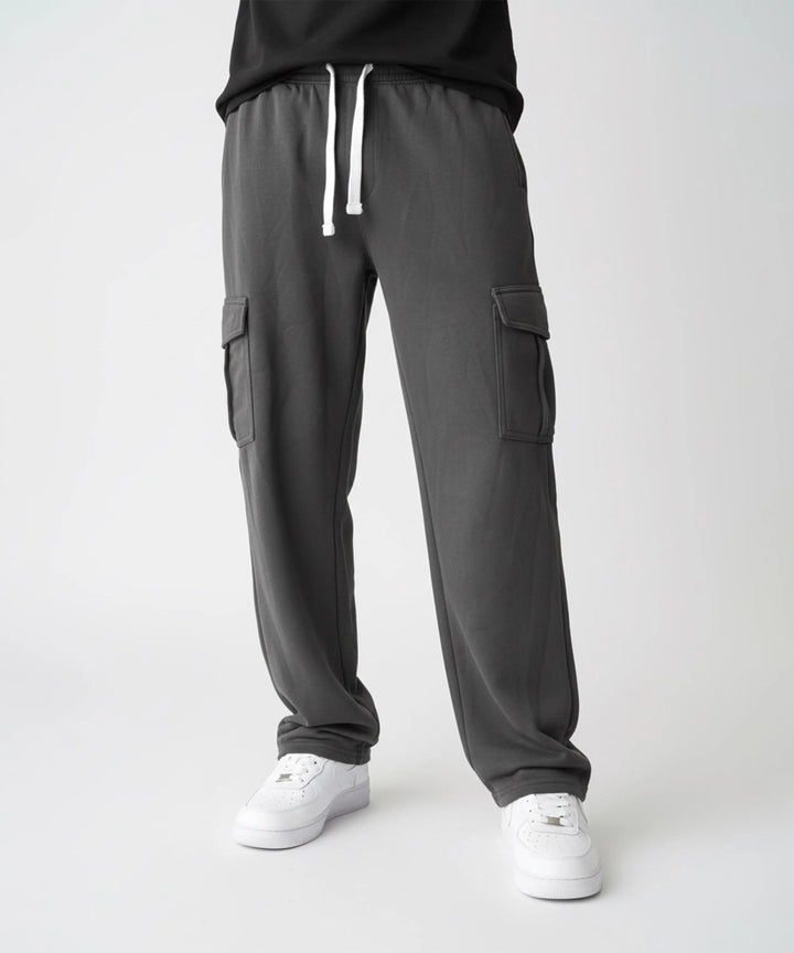 Steel Grey Cargo Baggy Trouser ParadiseZone