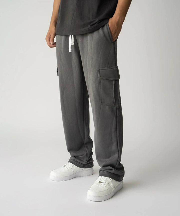 Steel Grey Cargo Baggy Trouser ParadiseZone