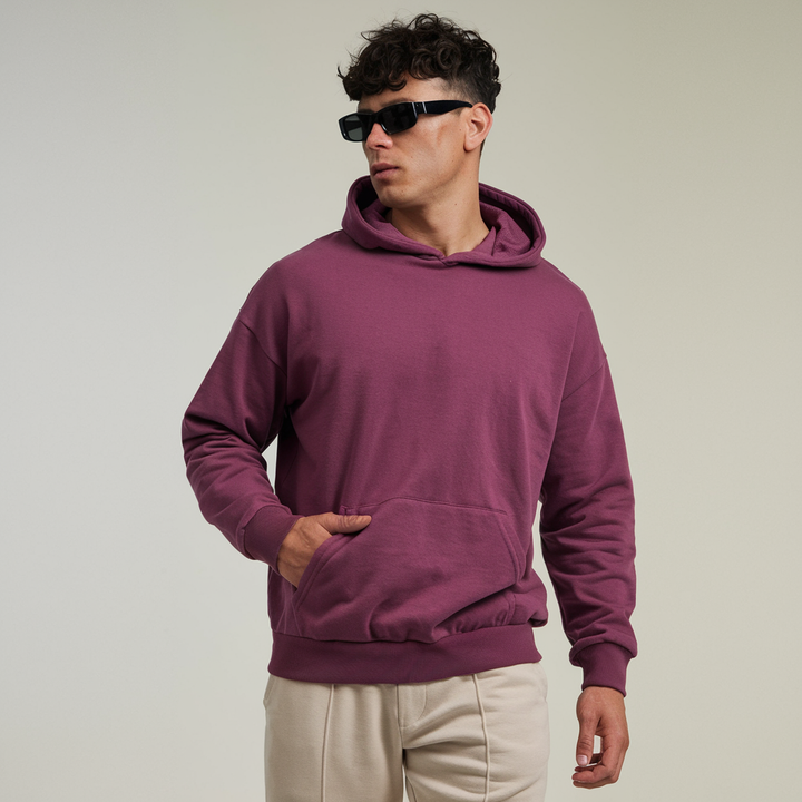 Maroon Regular Fit Hoodie ParadiseZone