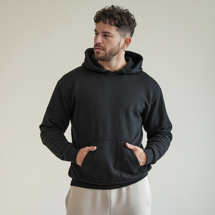 Black Regular fit Hoodie ParadiseZone