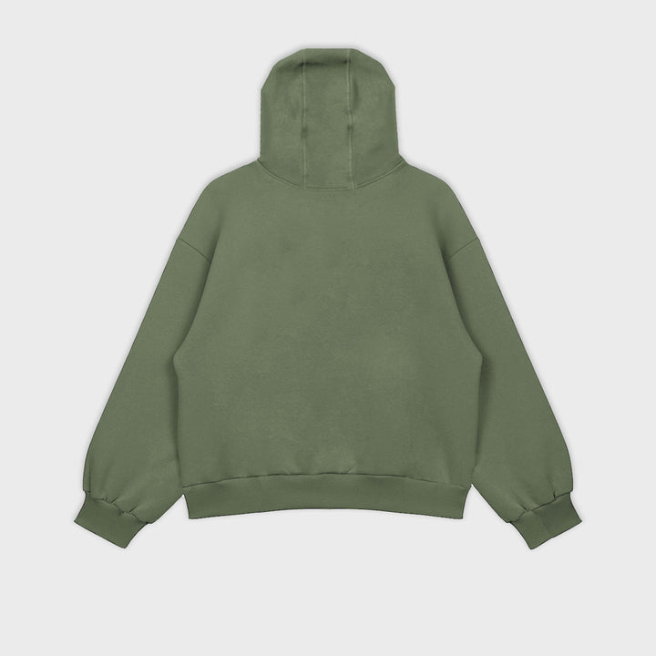 Army Green Oversized Hoddie ParadiseZone