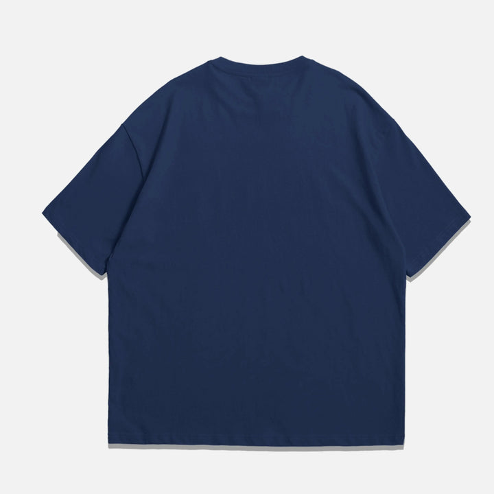 Navy Blue-Oversized T-Shirt ParadiseZone