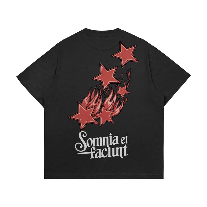 Burning Star - Oversized Tshirt ParadiseZone