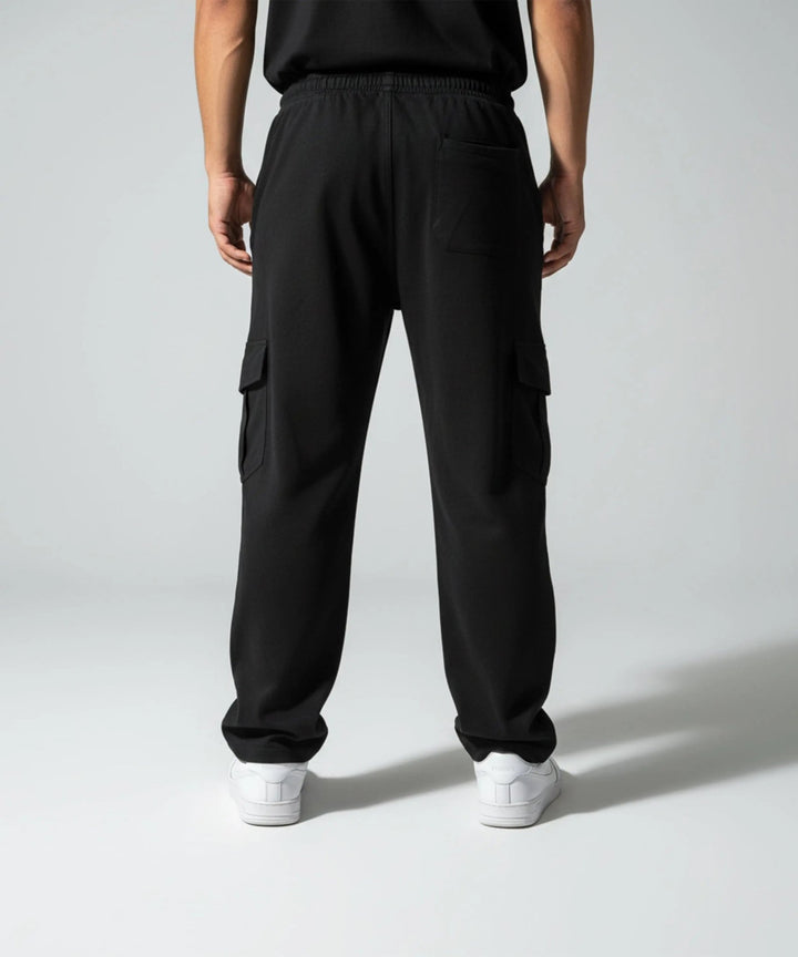 Black Cargo Baggy Trouser - ParadiseZone