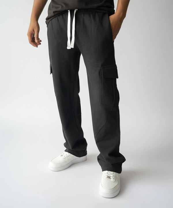 Black Cargo Baggy Trouser - ParadiseZone