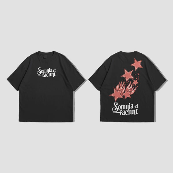 Burning Star - Oversized Tshirt ParadiseZone