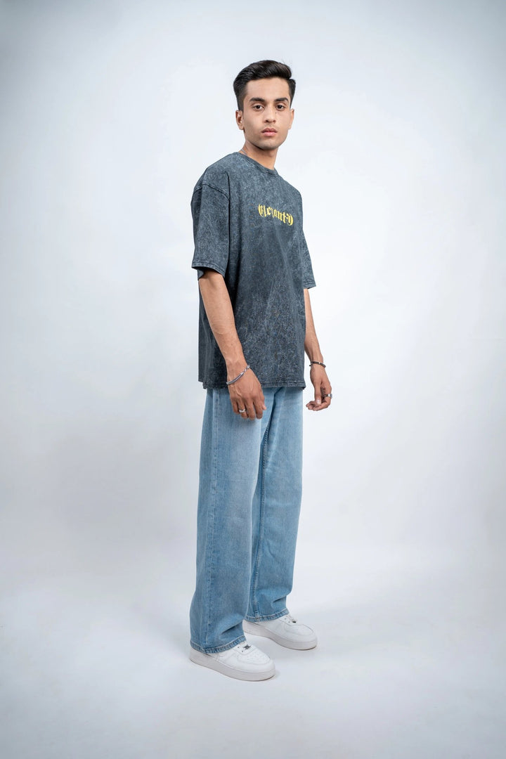 Eleganted Oversized Wash Tshirt - ParadiseZone