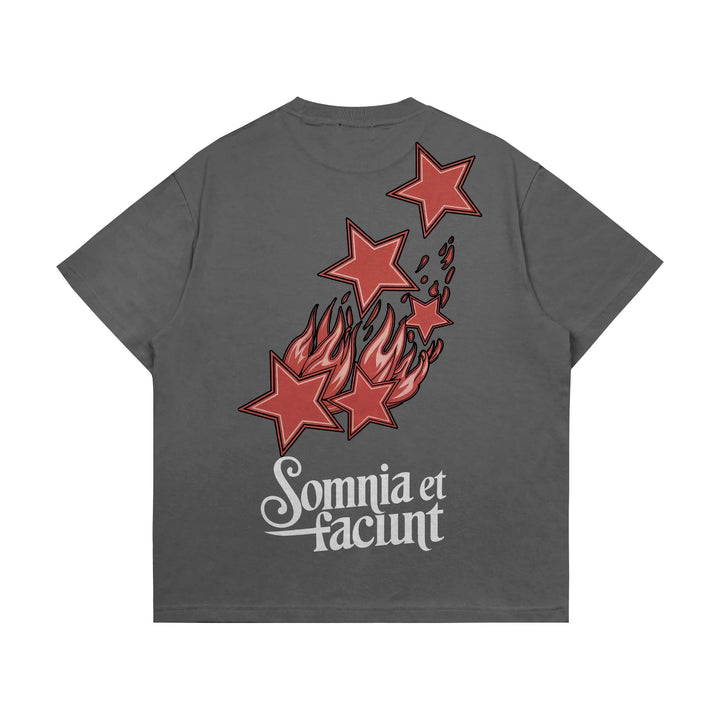 Burning Star - Oversized Tshirt ParadiseZone