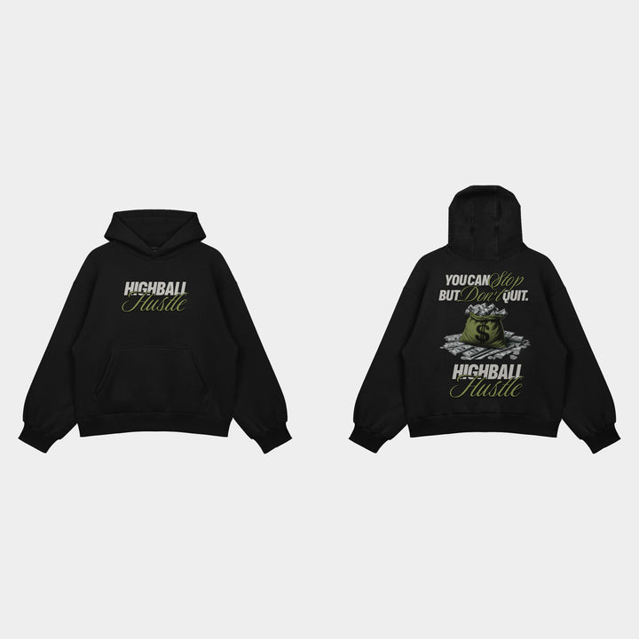 High Ball Hustle Oversized Hoodie ParadiseZone