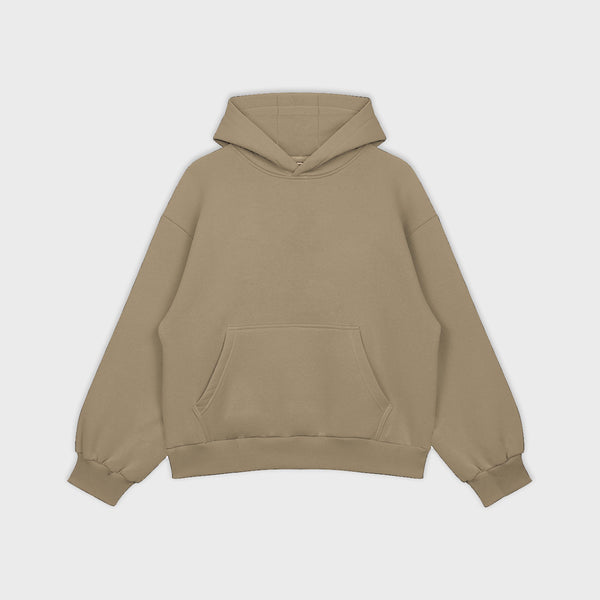 Khaki Oversized Hoodie ParadiseZone