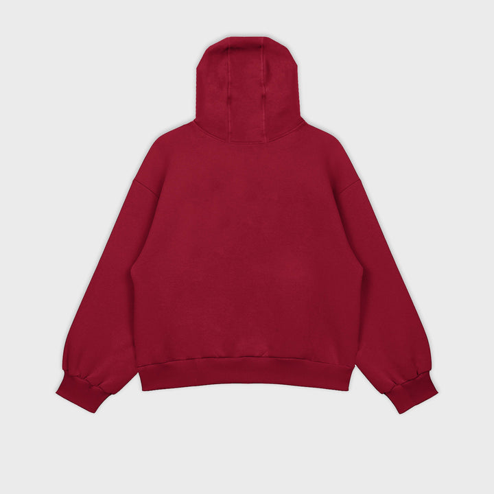 Maroon Oversized Hoddie ParadiseZone