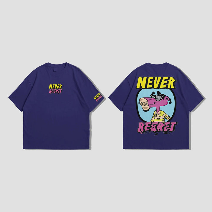 Never Regret - Oversized Tshirt ParadiseZone