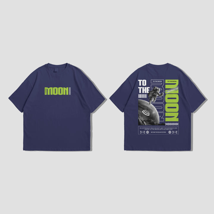 To The Moon - Oversized Tshirt ParadiseZone