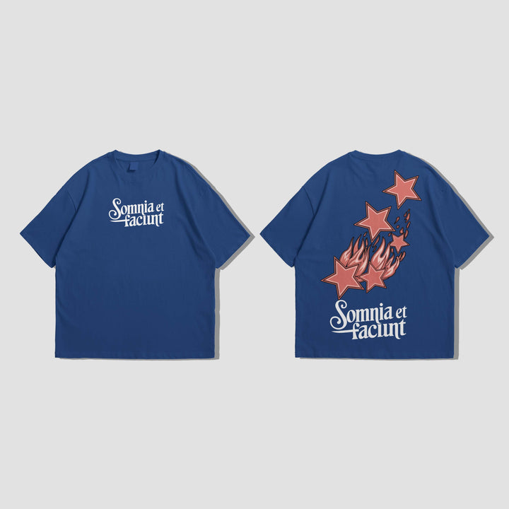 Burning Star - Oversized Tshirt ParadiseZone