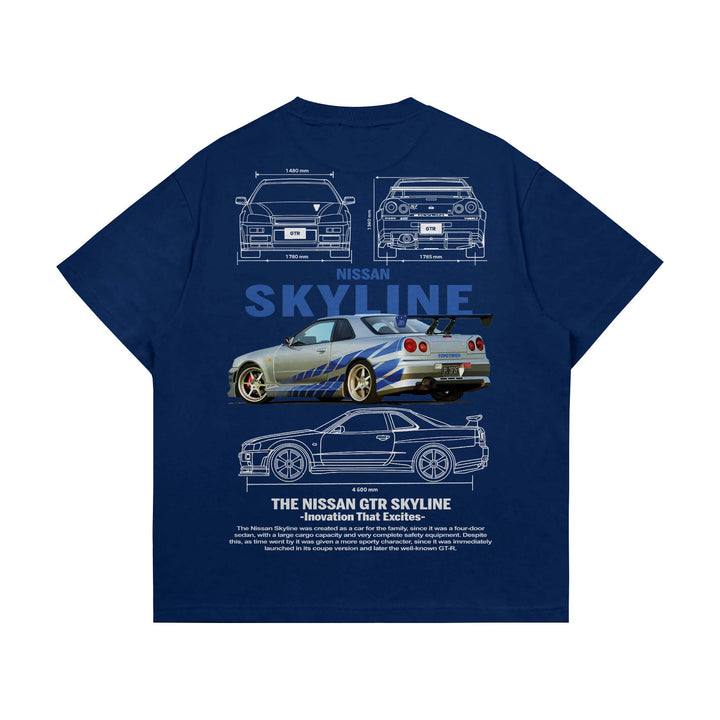GTR SkyLine - Oversized T-shirt ParadiseZone